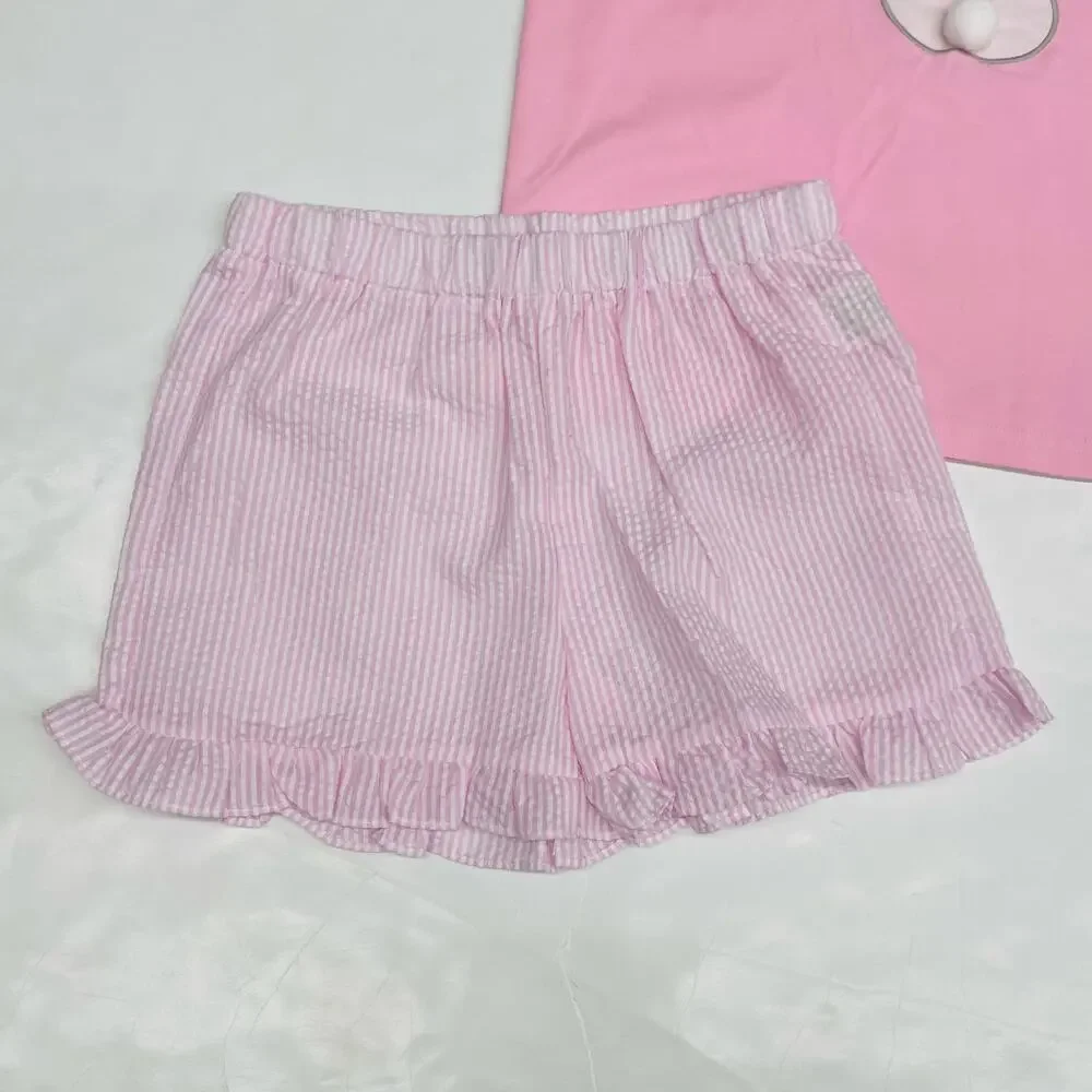 NWT Lil Cactus 6Y Bunny Shorts Set